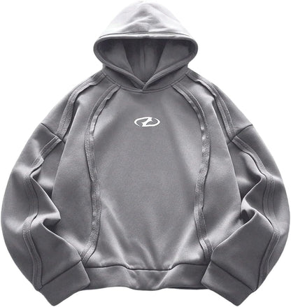 Roseseek Men'S Hoodies Long Sleeve Graphic Sweatshirts Hooded Neck Pullover Tops Fall Streetwear