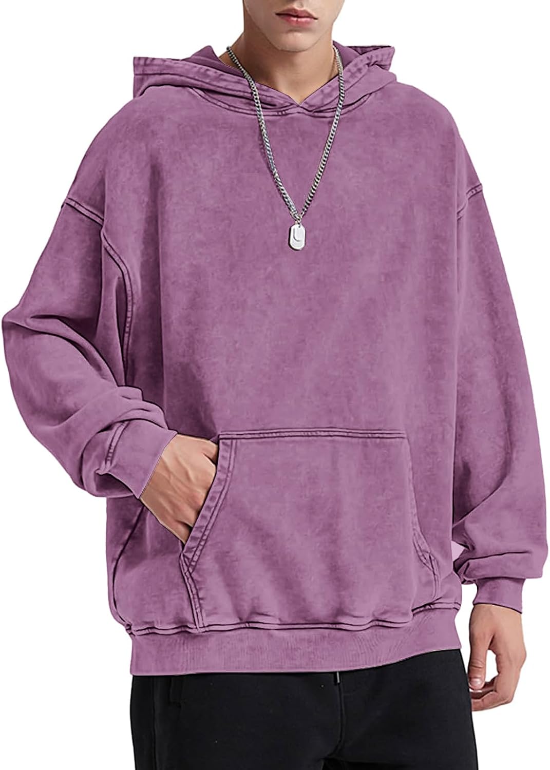 chic vintage oversized  hoodie