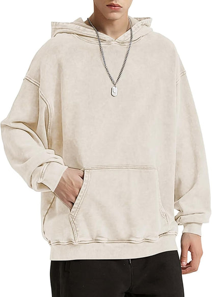 chic vintage oversized  hoodie