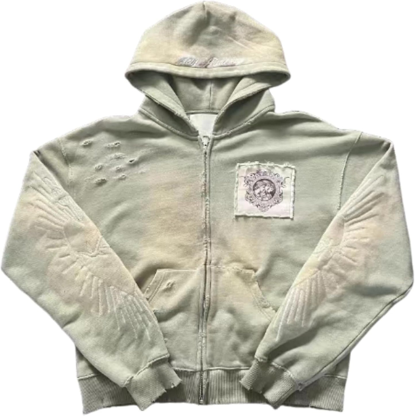 Vhitler Y2K Grunge Zip up Hoodie Women Men Oversized Emo Goth 2000S Graphic Hoodie Streetwear Jacket Fall Baggy Sweatshirts