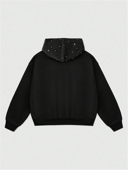 SOLY HUX Men'S Graphic Oversized Hoodies Y2K Zip up Long Sleeve Hooded Sweatshirt Jacket Streetwear